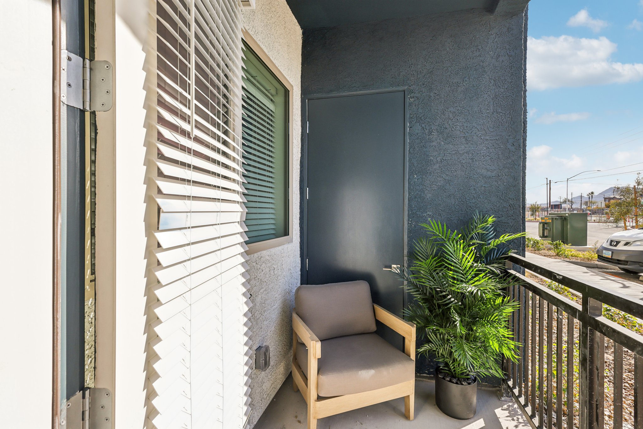 Private balcony
