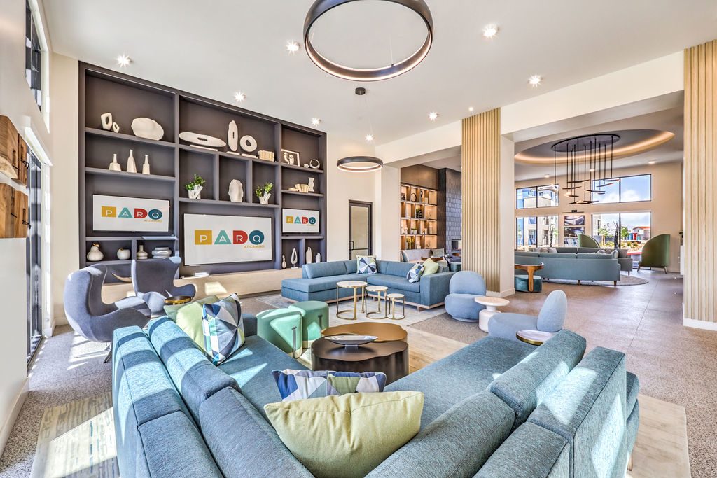 Clubhouse lounge